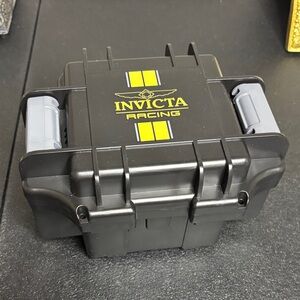 Invicta Racing Black and Yellow Watch Collectors Case